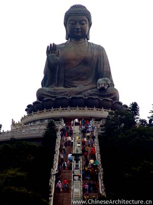 Photo of Big Buddha in Ngong Ping, Hong Kong S.A.R.